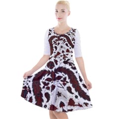 Im Fourth Dimension Colour 75 Quarter Sleeve A-line Dress by imanmulyana