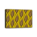 Yellow Brown Minimalist Leaves Mini Canvas 6  x 4  (Stretched) View1