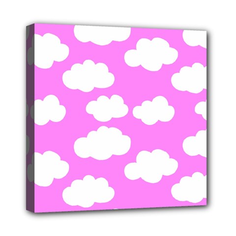 Purple Clouds   Mini Canvas 8  X 8  (stretched) by ConteMonfreyShop