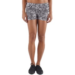 Weird Cute Fantasy Monsters Motif Pattern Yoga Shorts by dflcprintsclothing
