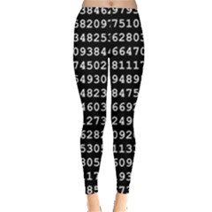 Illustration Pi Circle Diameter Circumference Leggings  by Wegoenart