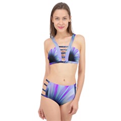 Mirror Fractal Cage Up Bikini Set by Sparkle