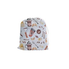 Coffee Coffeemania Caffeine Drawstring Pouch (small) by Wegoenart