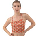 Cute Pumpkin Mini Tank Bikini Top View1