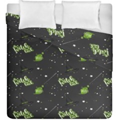 Halloween - The Witch Is Back   Duvet Cover Double Side (king Size) by ConteMonfrey