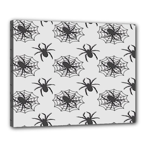 Spider Web - Halloween Decor Canvas 20  X 16  (stretched) by ConteMonfrey