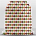 Halloween Palette Plaids   Drawstring Bag (Large) View1