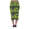Ocultism Wicca Real Witch Halloween  Velvet Midi Pencil Skirt View2