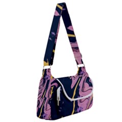Pink Black And Yellow Abstract Painting Multipack Bag by Wegoenart
