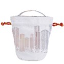 Buildings, Building City Building Condominium Skyscraper Drawstring Bucket Bag View1
