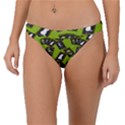 Cats And Skulls - Modern Halloween  Band Bikini Bottom View1