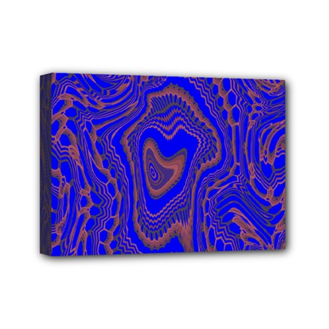 Optical Illusion Illusion Pattern Mini Canvas 7  X 5  (stretched) by Ravend