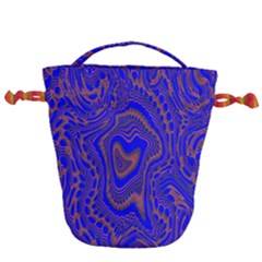 Optical Illusion Illusion Pattern Drawstring Bucket Bag by Ravend