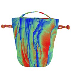 Pattern Design Decorative Art Drawstring Bucket Bag by Ravend