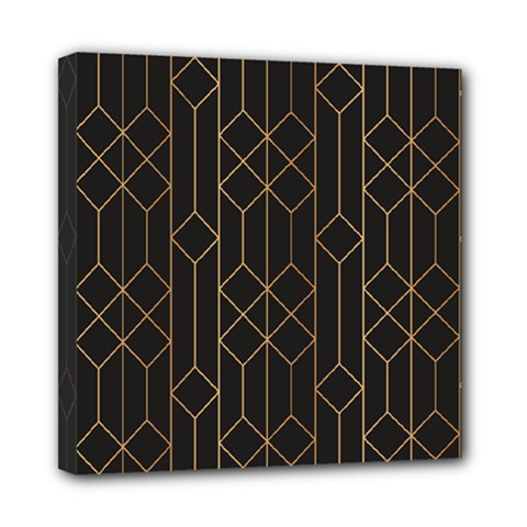 Illustrations Art Geometric Pattern Mini Canvas 8  X 8  (stretched) by Ravend