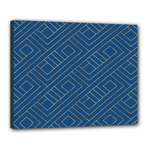 Abstract Geometry Pattern Canvas 20  X 16  (stretched) by Ravend