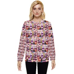 Funny Monsters Teens Collage Hidden Pocket Sweatshirt by dflcprintsclothing