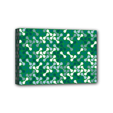 Patterns Fabric Design Surface Mini Canvas 6  X 4  (stretched) by Ravend