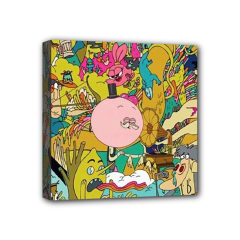 Cartoon Wallpapers Mini Canvas 4  X 4  (stretched) by Jancukart