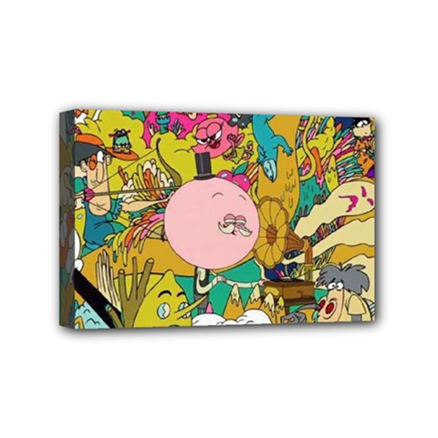 Cartoon Wallpapers Mini Canvas 6  X 4  (stretched) by Jancukart