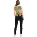 Cartoon Wallpapers V-Neck Cropped Tank Top View2