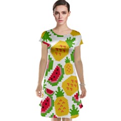 Watermelon Pattern Fruit Summer Cap Sleeve Nightdress by Wegoenart
