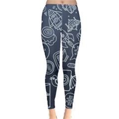 Internet Planet Drink Computer Leggings  by Wegoenart