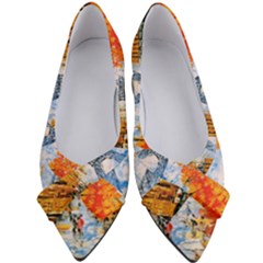 Eiffel Tower Landmark Architecture  Artistic Women s Bow Heels by danenraven