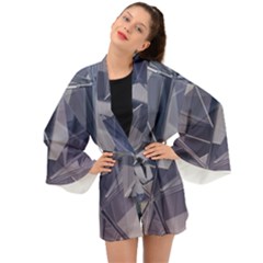 Background Abstract Minimal Long Sleeve Kimono by danenraven