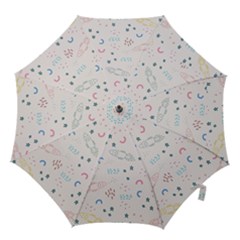 Galaxy Spaceship Patternstar Hook Handle Umbrellas (small) by Wegoenart
