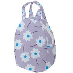 Flower Pattern Background Travel Backpacks by Wegoenart