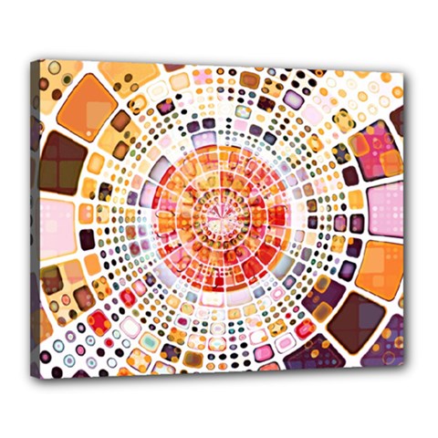 Internet Data Storage Online Canvas 20  X 16  (stretched) by Wegoenart