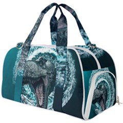 Dinosaur Sea Boat Fantasy Burner Gym Duffel Bag by Wegoenart