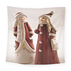 Christmas Figures 3 Square Tapestry (large) by artworkshop