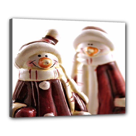 Christmas Figures 11 Canvas 20  X 16  (stretched) by artworkshop