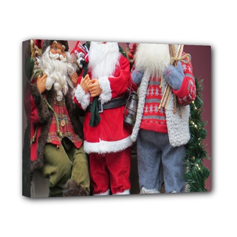 Santa On Christmas 1 Canvas 10  X 8  (stretched) by artworkshop