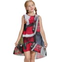 Santa On Christmas 1 Kids  Frill Swing Dress View1