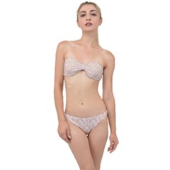 Delicated Leaves Classic Bandeau Bikini Set by ConteMonfrey