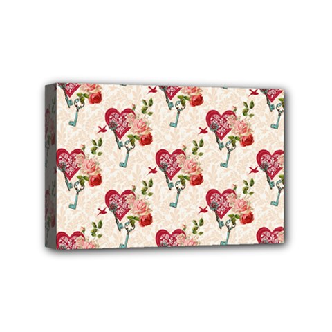 Key To The Heart Mini Canvas 6  X 4  (stretched) by ConteMonfrey