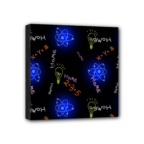 Formula Background Pattern Texture Design Mini Canvas 4  X 4  (stretched) by Ravend