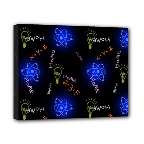 Formula Background Pattern Texture Design Canvas 10  X 8  (stretched) by Ravend
