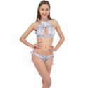 Almond Bread Apple Males Mandelbrot Mathematic Cross Front Halter Bikini Set View1