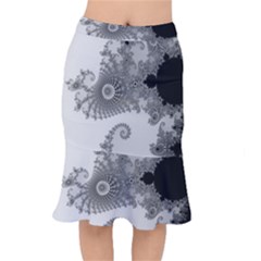 Apple Males Almond Bread Abstract Short Mermaid Skirt by danenraven