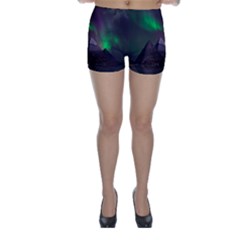 Fantasy Pyramid Mystic Space Skinny Shorts by Wegoenart