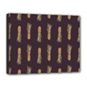 King Pineapple Canvas 14  x 11  (Stretched) View1
