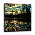 Forest Sunset Dusk Reflection Mini Canvas 8  x 8  (Stretched) View1