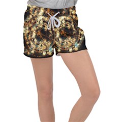 Science Fiction Background Fantasy Velour Lounge Shorts by Wegoenart