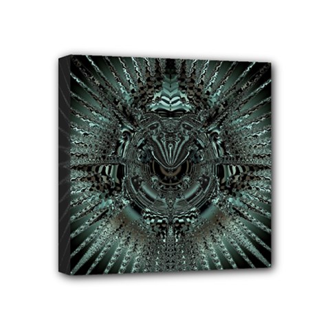 Abstract Art Fractal Artwork Mini Canvas 4  X 4  (stretched) by Pakrebo