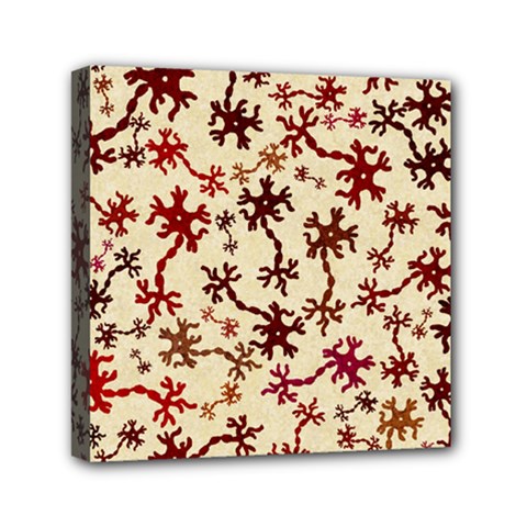 Neuron Nerve Cell Neurology Mini Canvas 6  X 6  (stretched) by Ravend