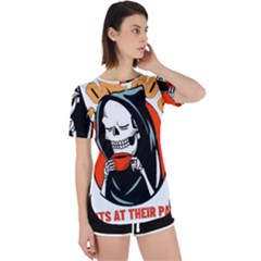 Halloween Perpetual Short Sleeve T-shirt by Sparkle